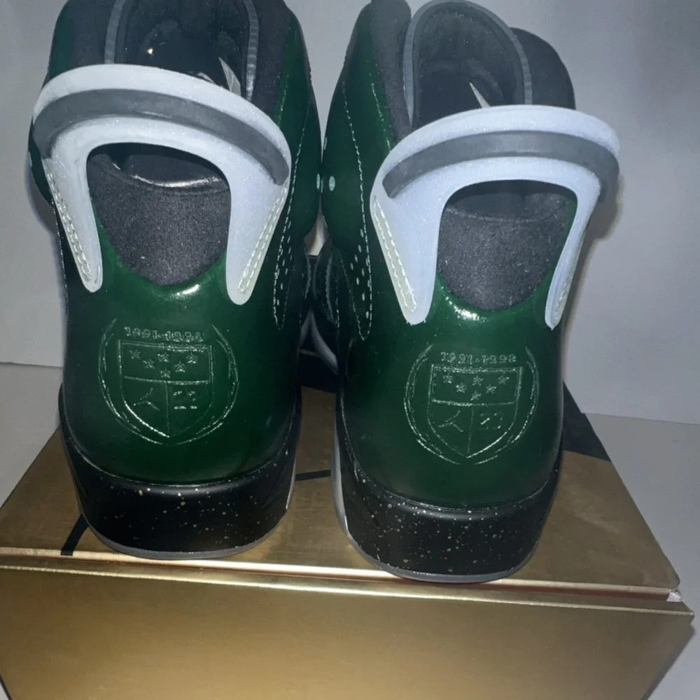 Jordan Air Jordan 6 Retro Champagne Bottle High Top Leather Lace Up Men